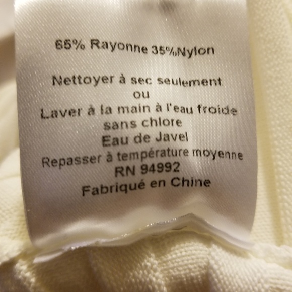 Off White Jonathan Simkhai stretch pencil Skirt - Picture 5 of 6